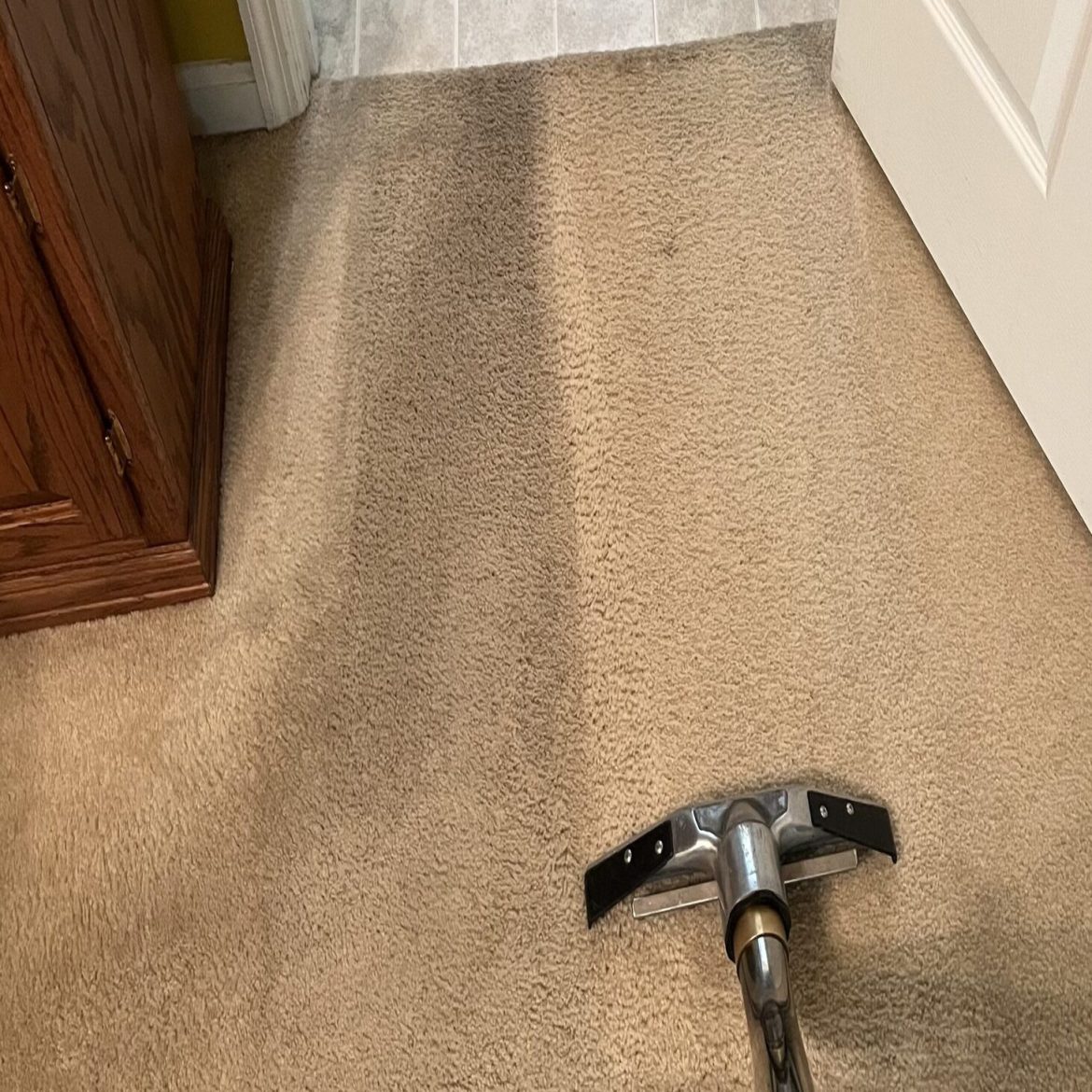 revive flattened carpet